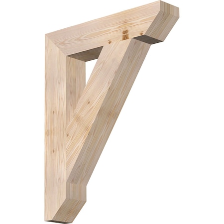 Traditional Slat Smooth Bracket, Douglas Fir, 5 1/2W X 28D X 36H